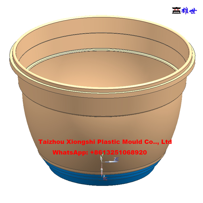 Professional Plastic Injection Flowerpot Mould (图15) Professional Plastic Injection Flowerpot Mould (图16)