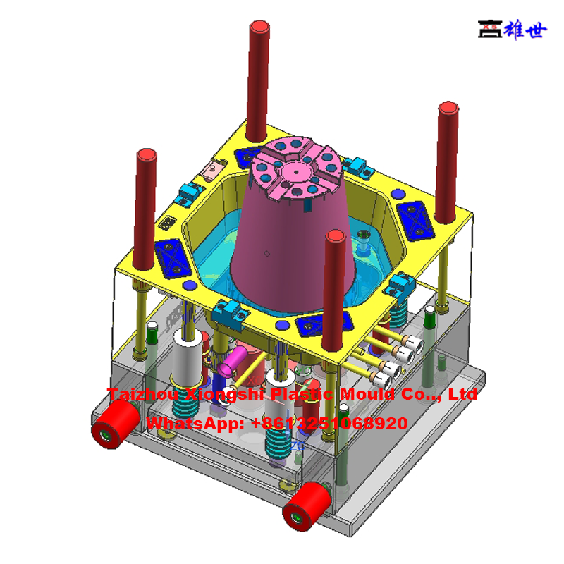 Professional Plastic Injection Flowerpot Mould (图25) Professional Plastic Injection Flowerpot Mould (图26)